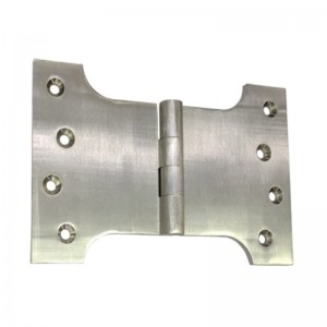 6" Brass Parliament Hinge - Satin Nickel